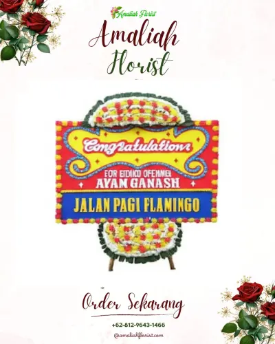 Bunga Papan Congratulation di Pasie Nan Tigo